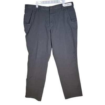Carhartt Pants Mens 38x28 Gray Relaxed Fit Ripstop Workwear Hidden Zip Pocket - Image 1