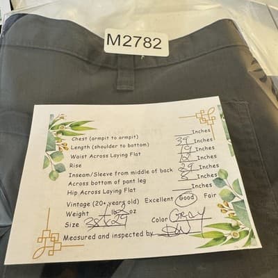 Carhartt Pants Mens 38x28 Gray Relaxed Fit Ripstop Workwear Hidden Zip Pocket - Thumbnail 11