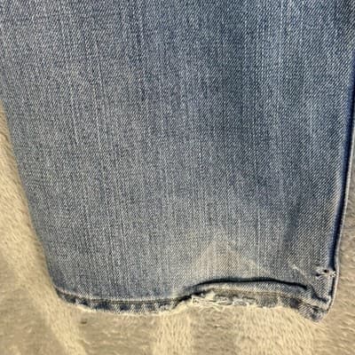 Vintage Levis 505 Jeans Mens 33x30 Blue Regular Fit Straight Leg Light Wash - Thumbnail 5