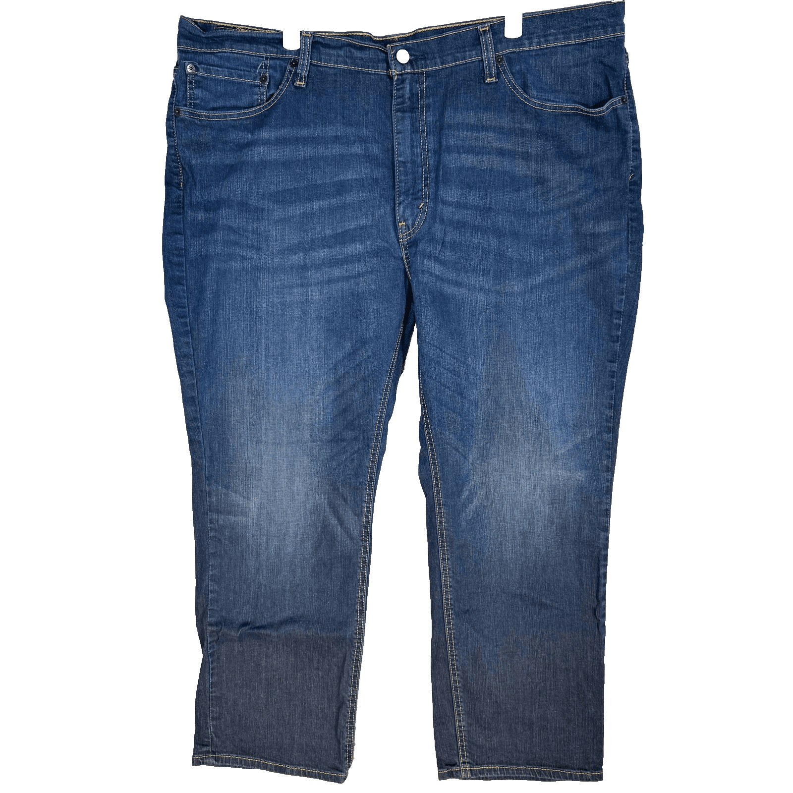 Levis 541 Jeans Mens 44x30 Blue Athletic Fit Stretch Denim Medium Wash - Image 1