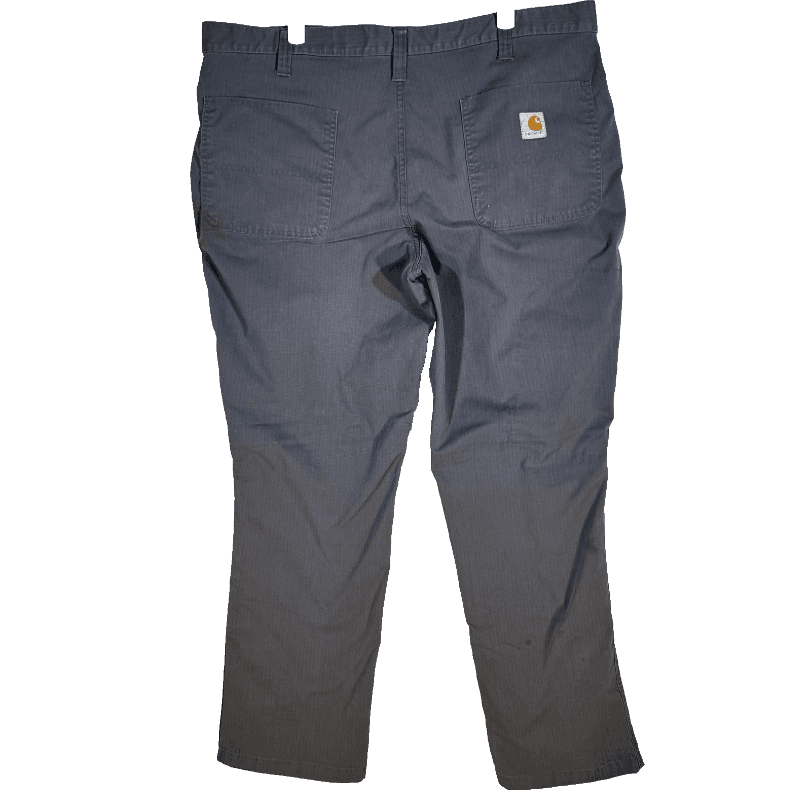 Carhartt Pants Mens 38x29 Gray Ripstop Relaxed Fit Work Utility Zip Pocket - Thumbnail 2