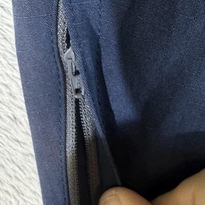 Carhartt Pants Mens 34x29 Navy Relaxed Fit Ripstop Utility Work Broken Zipper - Thumbnail 5