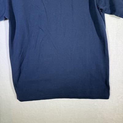 Dickies Polo Shirt Mens Large Navy Blue Short Sleeve Classic Work Uniform Cotton - Thumbnail 8