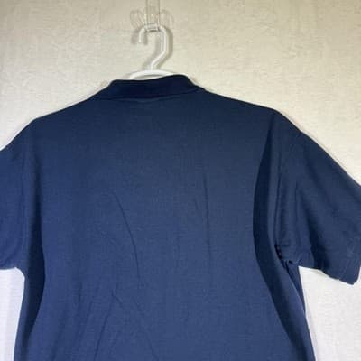 Dickies Polo Shirt Mens Large Navy Blue Short Sleeve Classic Work Uniform Cotton - Thumbnail 10
