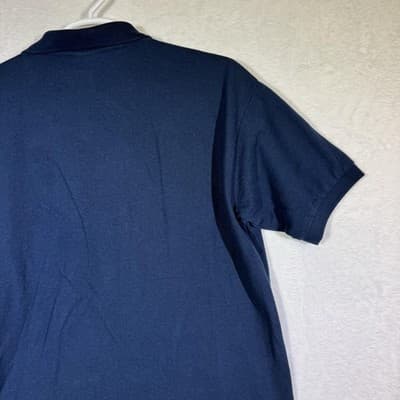 Dickies Polo Shirt Mens Large Navy Blue Short Sleeve Classic Work Uniform Cotton - Thumbnail 11
