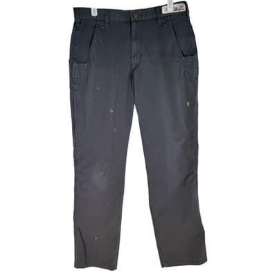 Carhartt Pants Mens 30x29 Gray Ripstop Relaxed Fit Workwear Utility Zip Pocket - Image 1