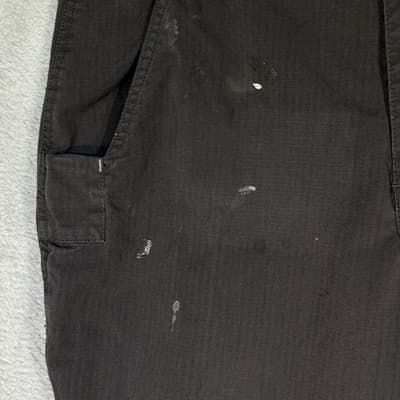 Carhartt Pants Mens 34x29 Ripstop Workwear Utility Painter Distressed Stains - Thumbnail 4