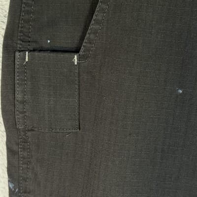 Carhartt Ripstop Pants Mens 30x29 Gray Relaxed Fit Utility Workwear Paint Stain - Thumbnail 5