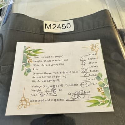 Carhartt Pants Mens 36x28 Gray Ripstop Cargo Workwear Relaxed Fit Paint Stains - Thumbnail 11