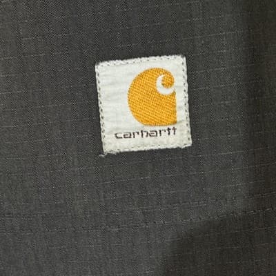 Carhartt Pants Mens 34x29 Gray Ripstop Workwear Utility Zip Pocket Distressed - Thumbnail 5