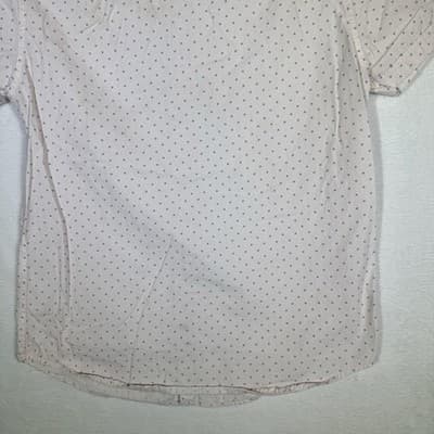 Denim & Flower Shirt Mens Small Pink Blue Short Sleeve Button Down Casual Modern - Thumbnail 8