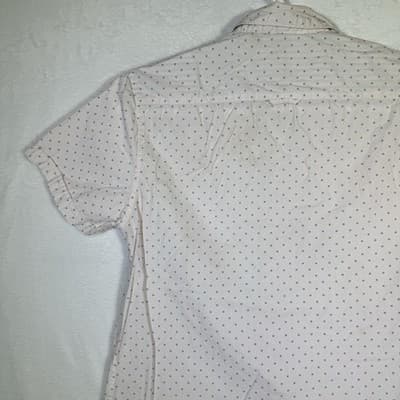 Denim & Flower Shirt Mens Small Pink Blue Short Sleeve Button Down Casual Modern - Thumbnail 9