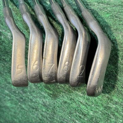 Vintage Ping Eye 2 Green Dot Iron Set 5-W Mens Right Hand KT-M Steel Clubs - Thumbnail 3
