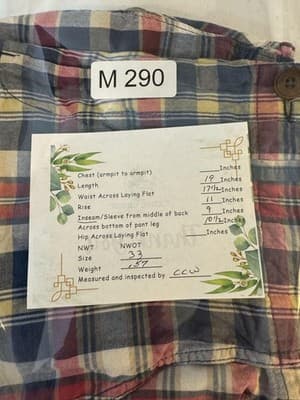 American Eagle Shorts Mens 33 Red Blue Yellow Plaid Classic Preppy Casual Cotton - Thumbnail 16