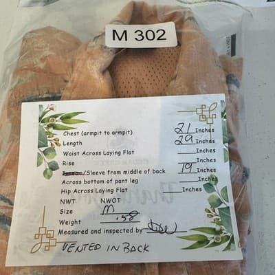 Reel Legends Shirt Mens Medium Orange Fish Print Button Up Short Sleeve Vented - Thumbnail 12