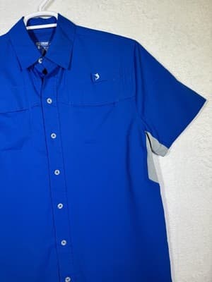 Reel Legends Shirt Mens Small Mariner Fishing Performance Vented Short Sleeve - Thumbnail 6