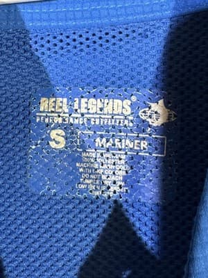 Reel Legends Shirt Mens Small Mariner Fishing Performance Vented Short Sleeve - Thumbnail 8