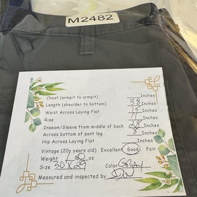 Carhartt Pants Mens 30x29 Gray Ripstop Relaxed Fit Workwear Utility Zip Pocket - Thumbnail 12