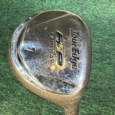 Vintage Tour Edge H5P 7 Wood Mens RH High Performance Plus Gold Golf Club - Image 1