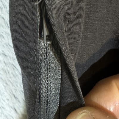 Carhartt Pants Mens 34x29 Gray Ripstop Workwear Utility Zip Pocket Distressed - Thumbnail 4