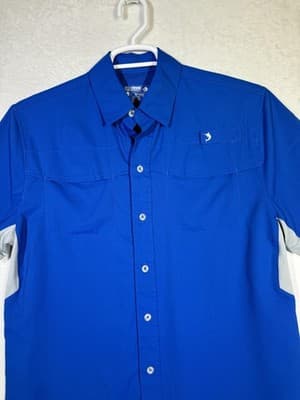 Reel Legends Shirt Mens Small Mariner Fishing Performance Vented Short Sleeve - Thumbnail 5