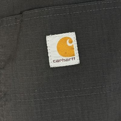 Carhartt Ripstop Pants Mens 30x29 Gray Relaxed Fit Utility Workwear Paint Stain - Thumbnail 7