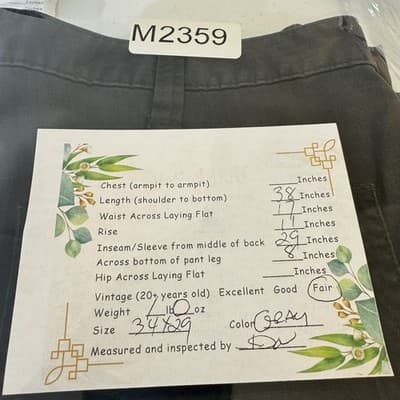 Carhartt Pants Mens 34x29 Gray Ripstop Workwear Utility Zip Pocket Distressed - Thumbnail 8