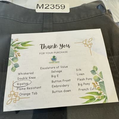 Carhartt Pants Mens 34x29 Gray Ripstop Workwear Utility Zip Pocket Distressed - Thumbnail 7