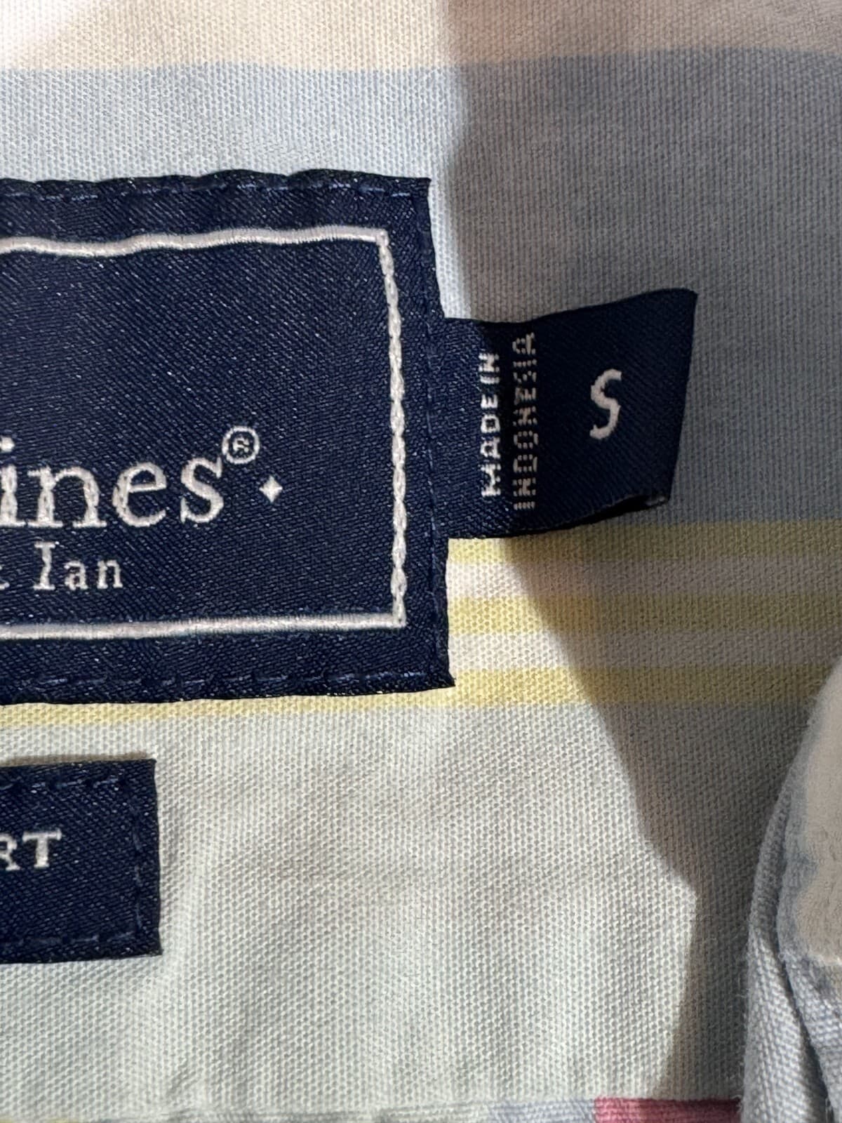 Vineyard Vines Men’s Striped Whale Shirt Small – 100% Cotton Multicolored Button - Thumbnail 10