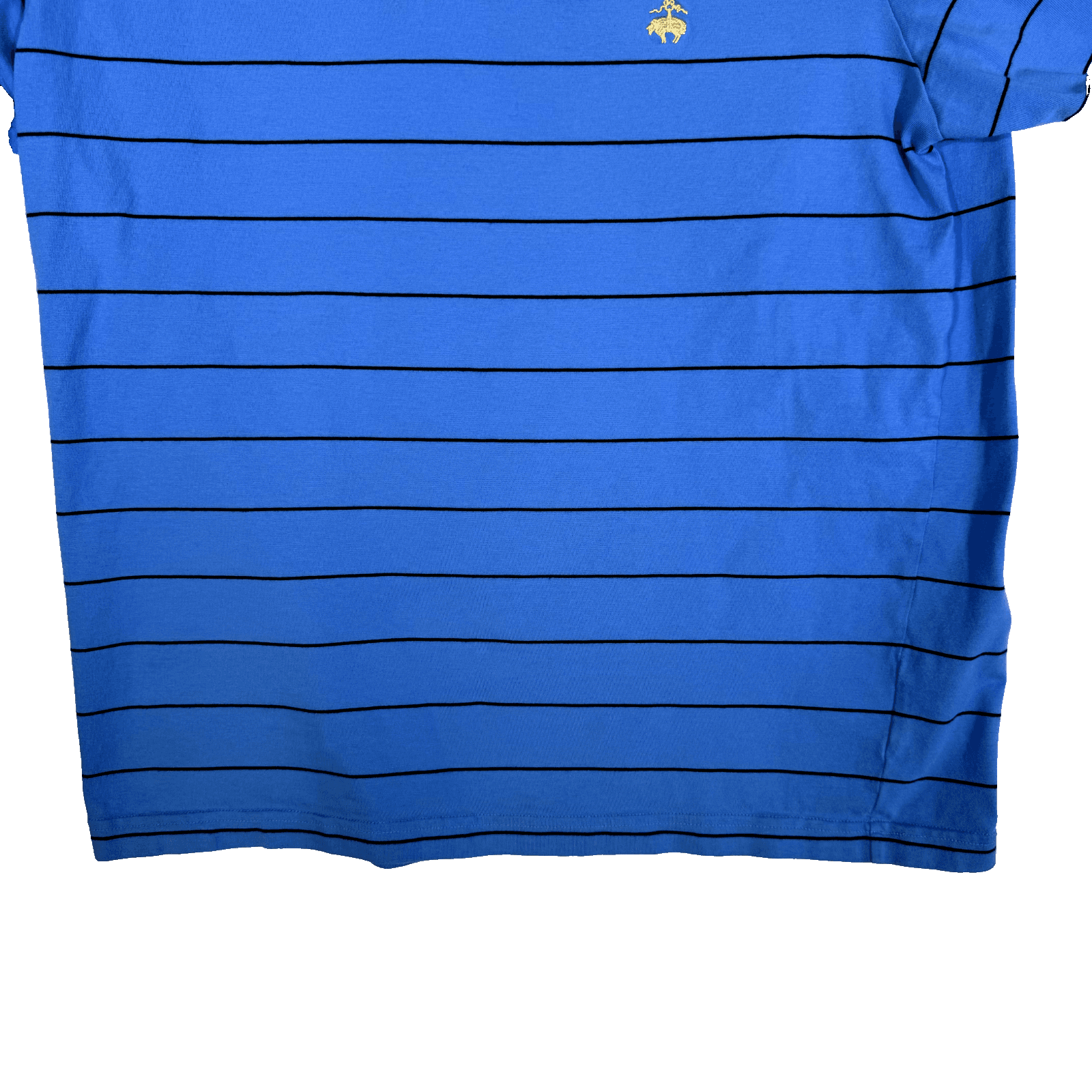 Brooks Brothers 346 Men’s Striped Polo Shirt XL – Blue & White, 100% Cotton Golf - Thumbnail 3