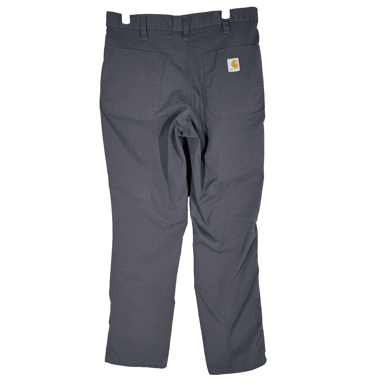 Carhartt Ripstop Pants Mens 30x29 Gray Relaxed Fit Utility Workwear Paint Stain - Thumbnail 2