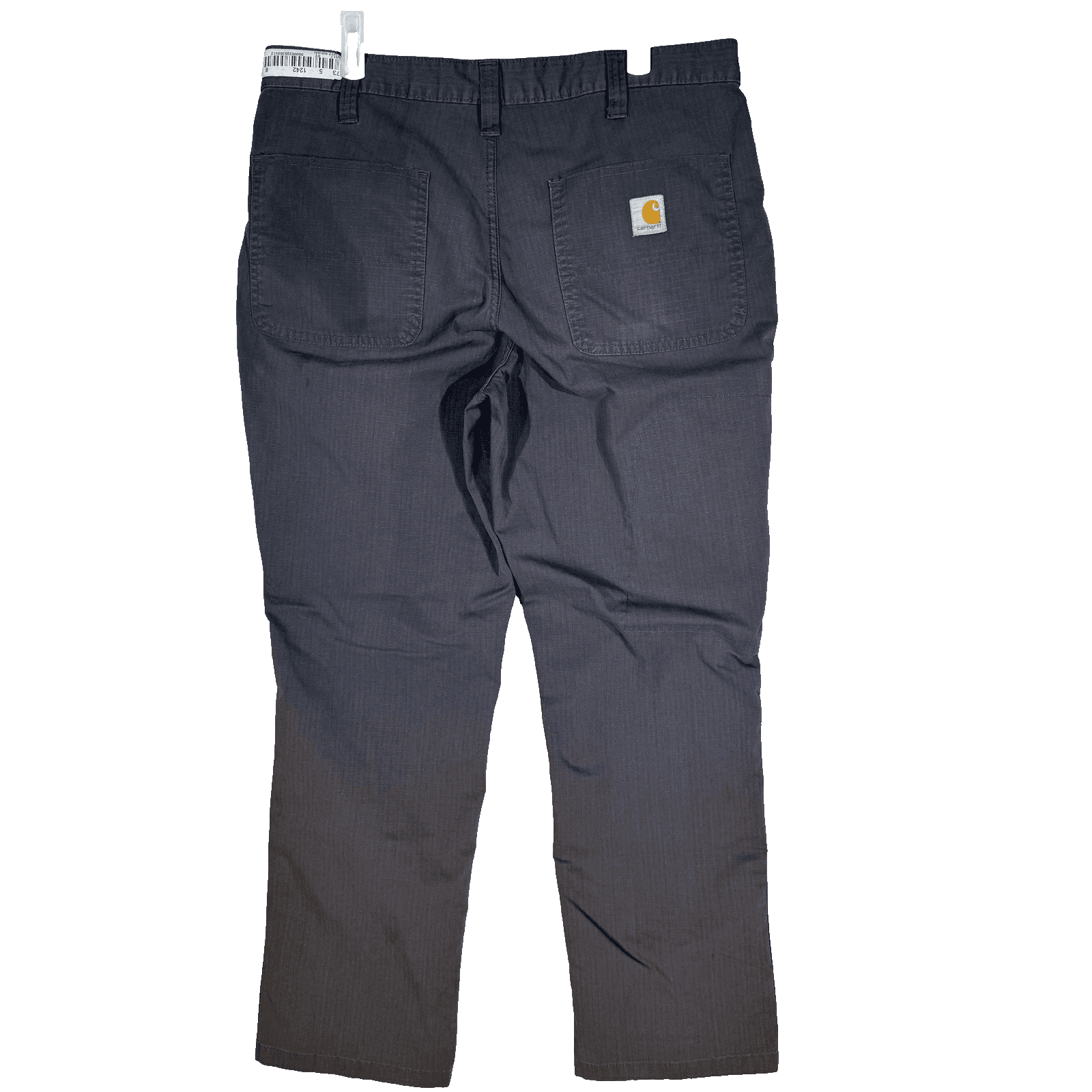 Carhartt Pants Mens 34x29 Gray Ripstop Workwear Utility Zip Pocket Distressed - Thumbnail 2