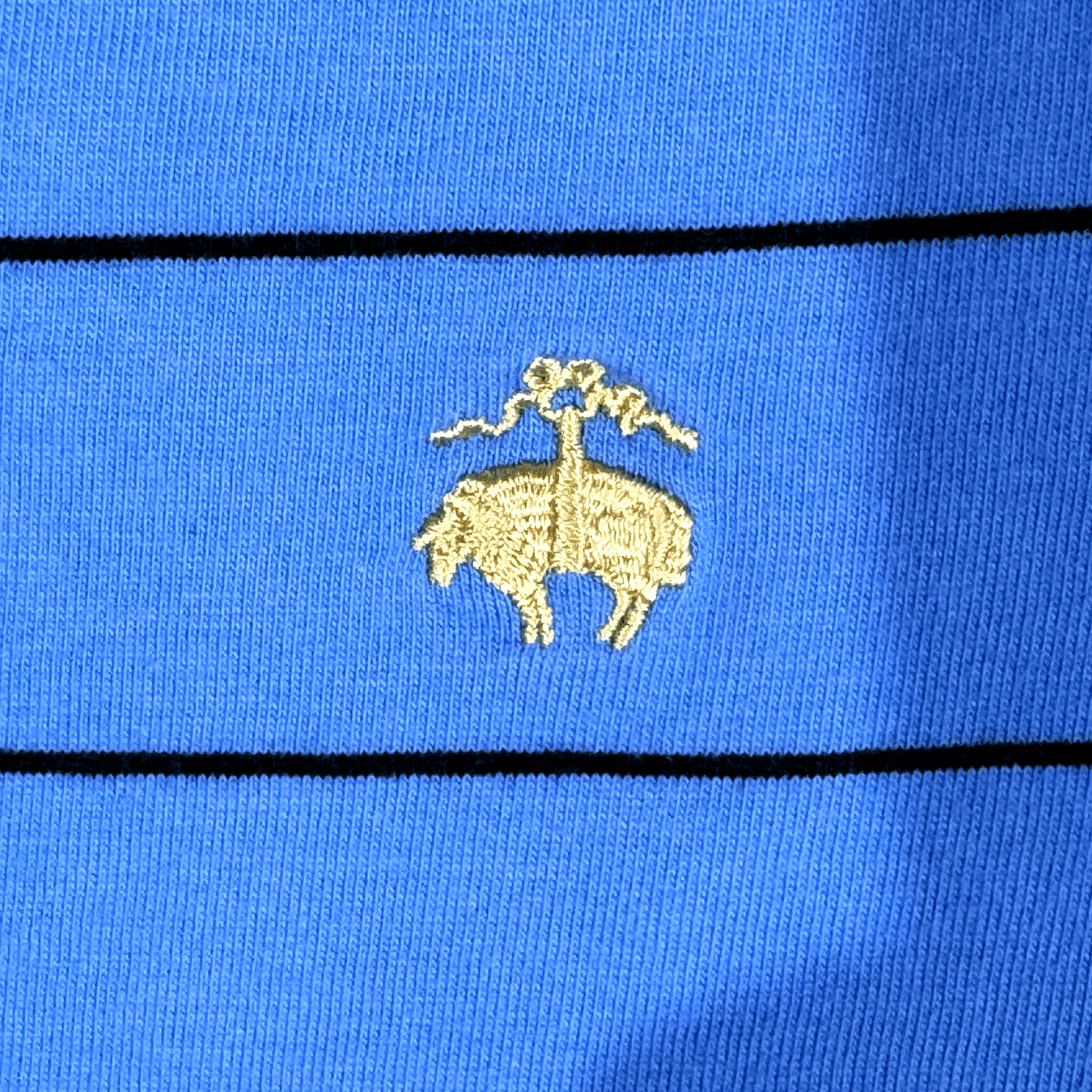 Brooks Brothers 346 Men’s Striped Polo Shirt XL – Blue & White, 100% Cotton Golf - Thumbnail 7