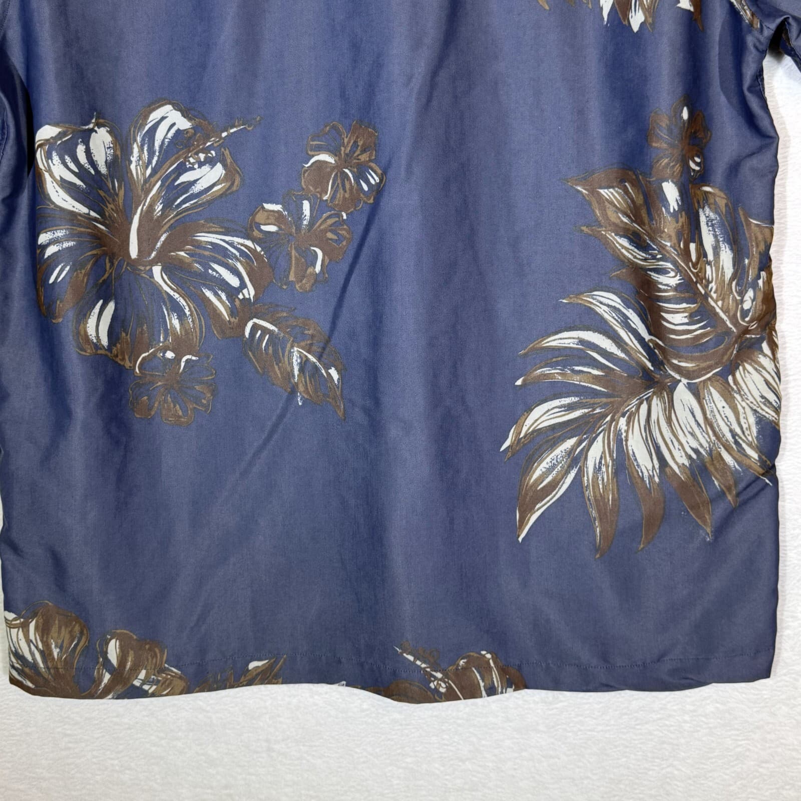 Billabong Men’s Shirt Medium Gray Floral Button-Up Short Sleeve Casual - Thumbnail 13