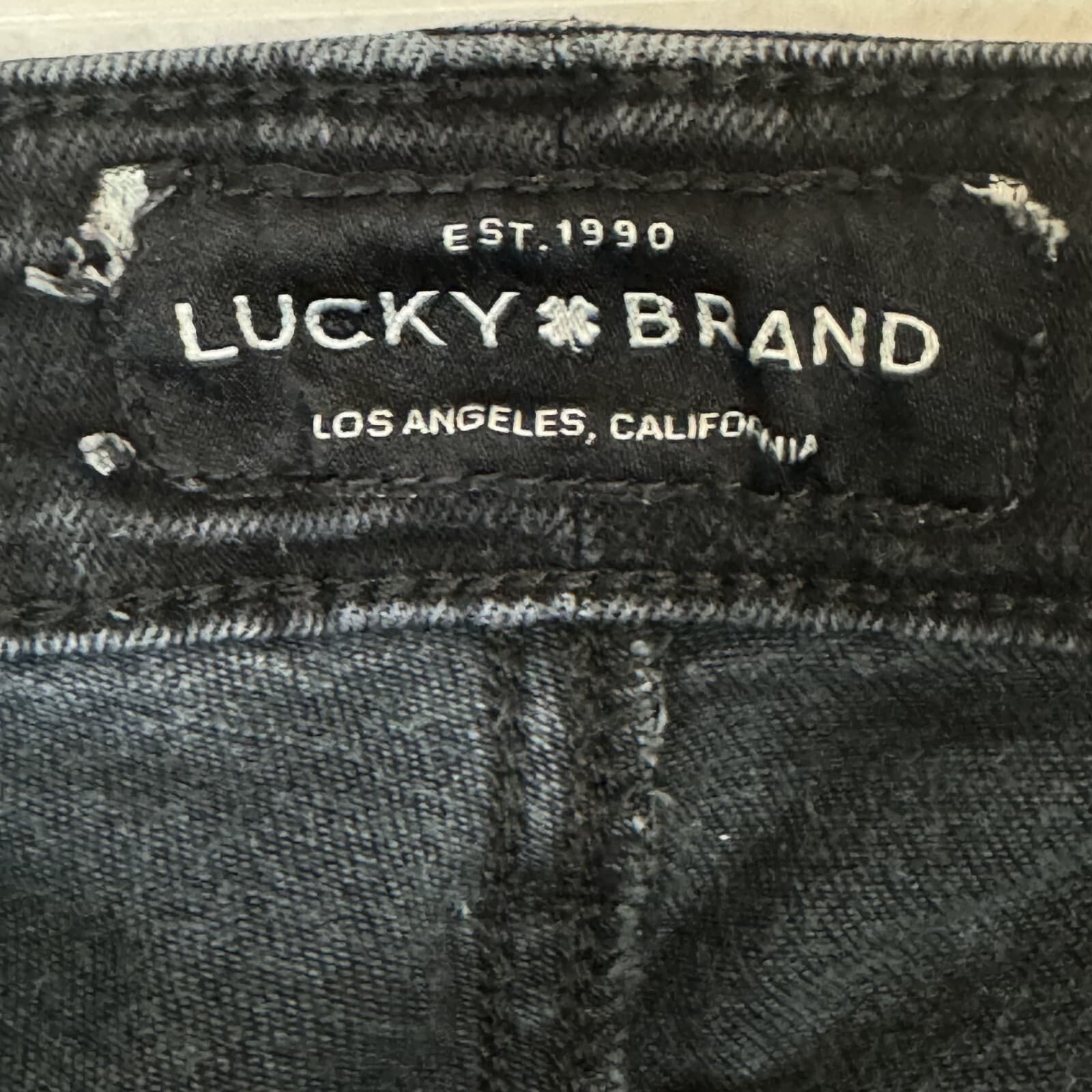 Lucky Brand Lolita Skinny Leg Jeans Women's 0/25 Black Denim Low Rise Ankle W370 - Thumbnail 10