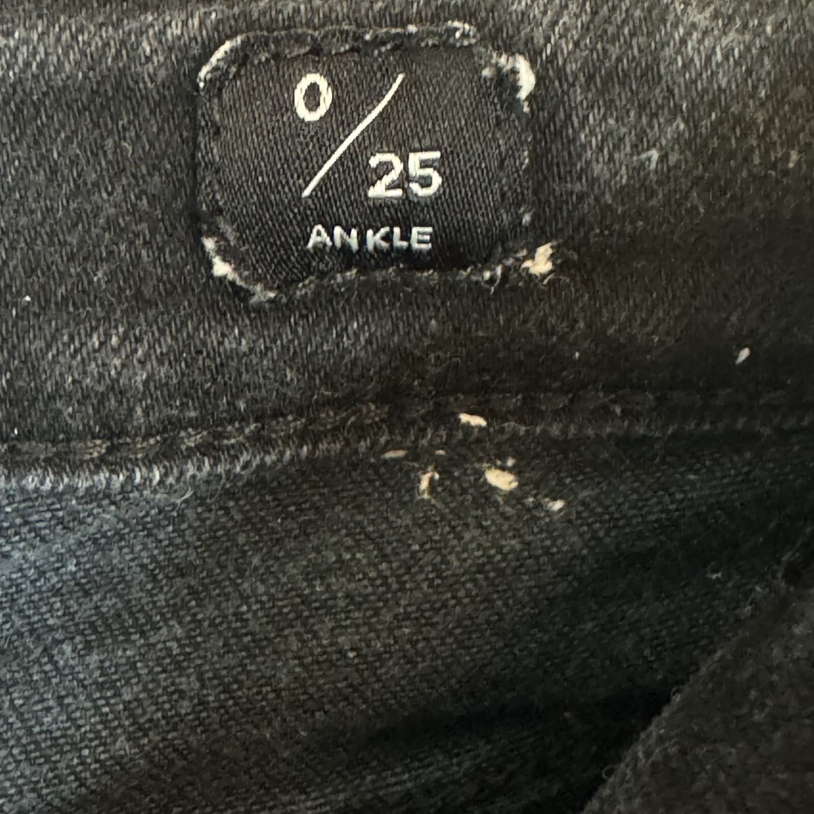 Lucky Brand Lolita Skinny Leg Jeans Women's 0/25 Black Denim Low Rise Ankle W370 - Thumbnail 11