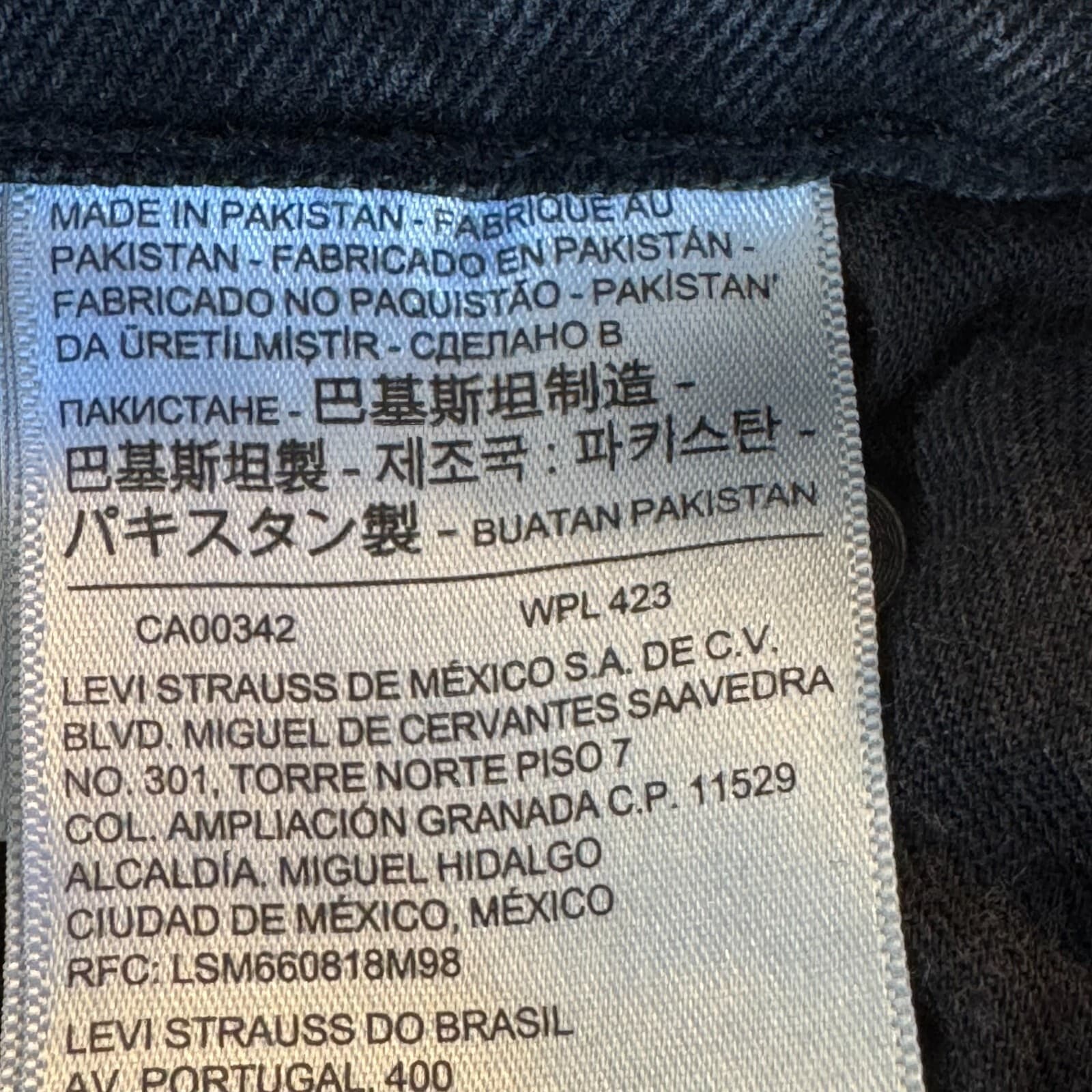 Levi’s 511 Men’s Jeans 30x32 Blue Denim Stretch Medium Wash Straight Leg - Thumbnail 12