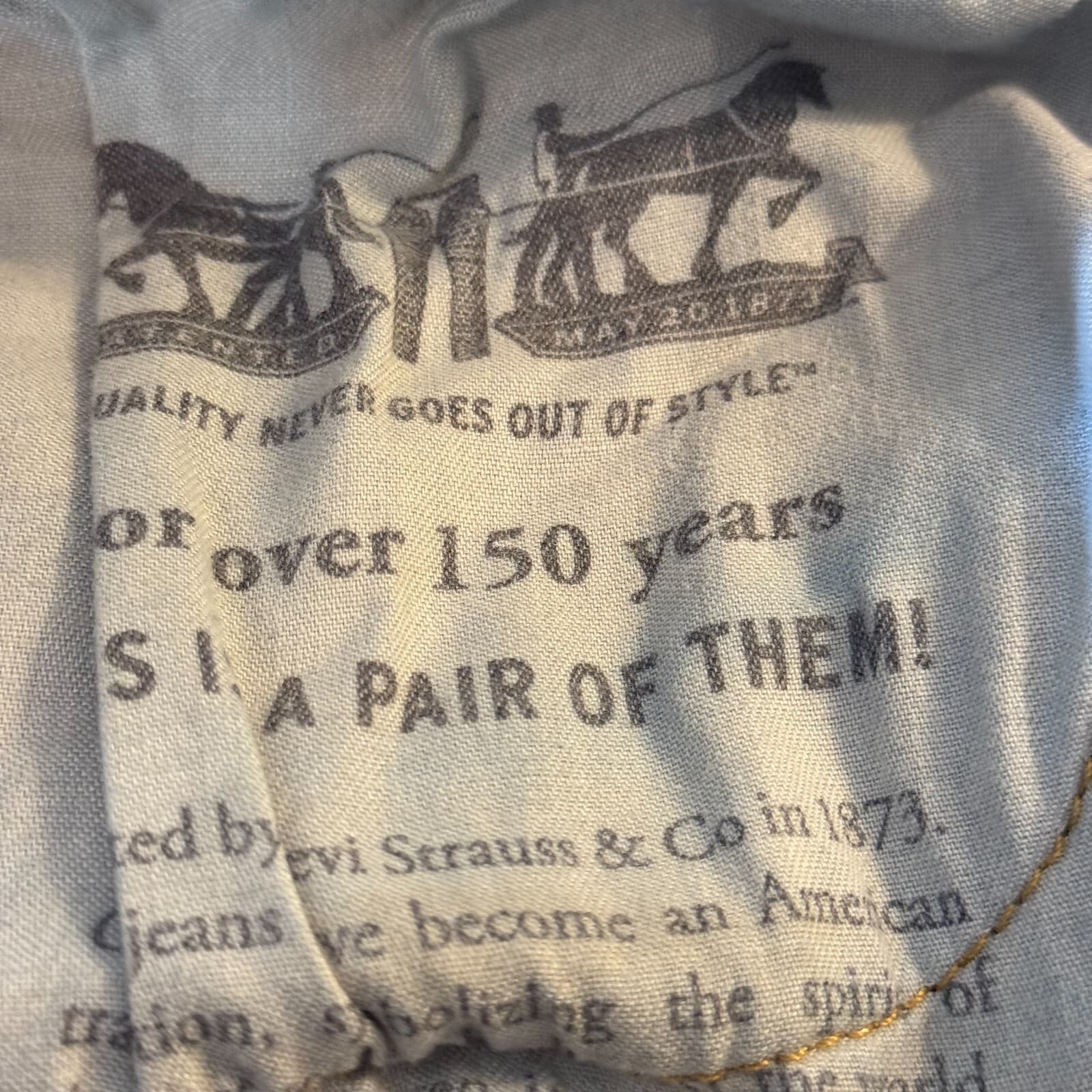 Levi’s 502 Men’s Jeans 32x32 Blue Denim Stretch Mid-Rise Straight Leg - Thumbnail 14