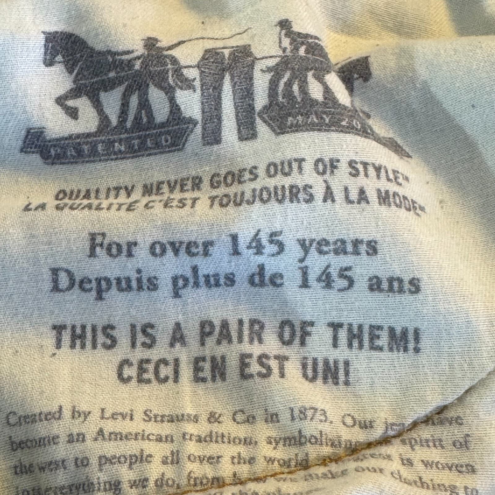 Levi’s 516 Men’s Jeans 34x32 Blue Denim Light Wash Slim Straight Leg - Thumbnail 10