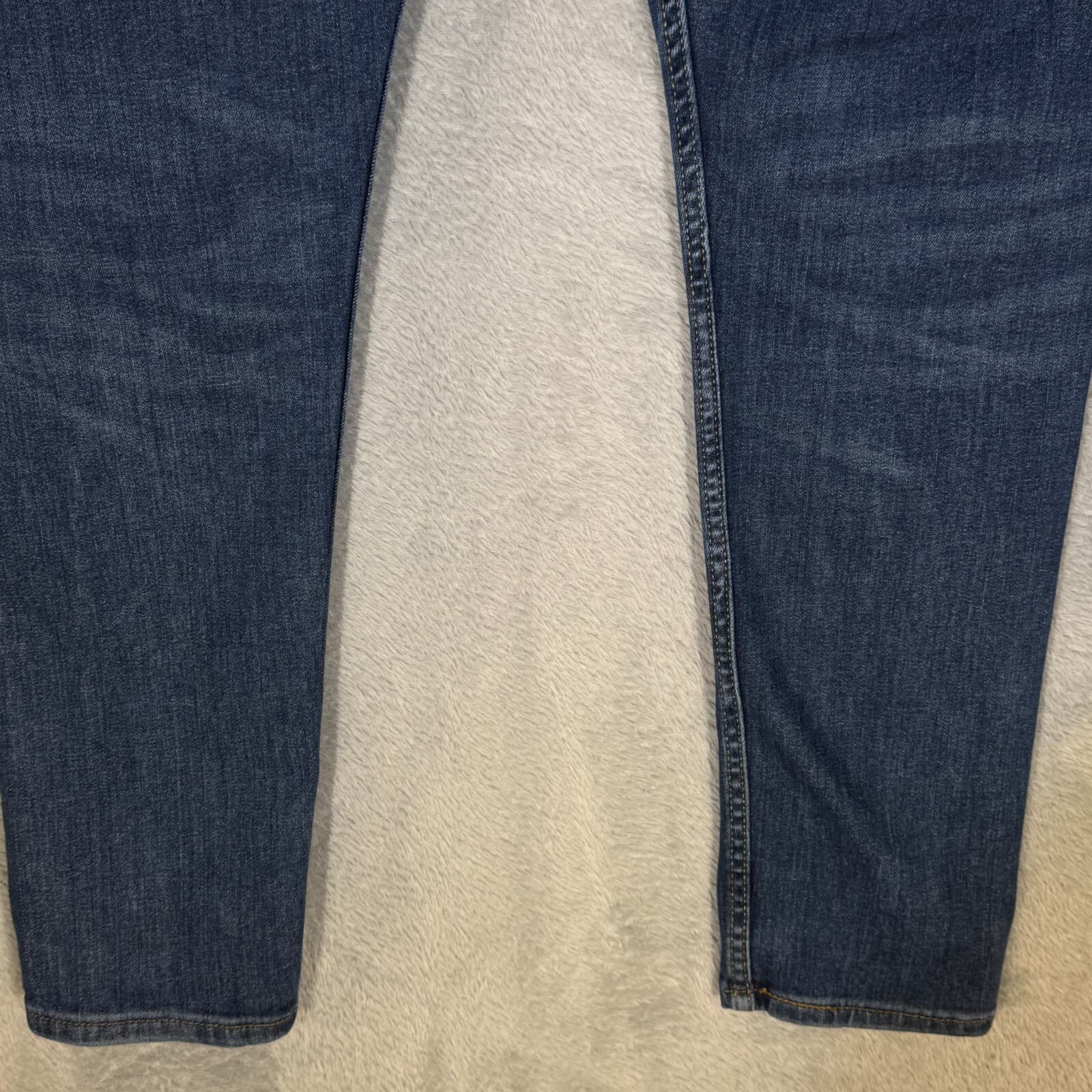 Levi’s 502 Men’s Jeans 30x28 Blue Denim Stretch Mid-Rise Straight Leg - Thumbnail 8