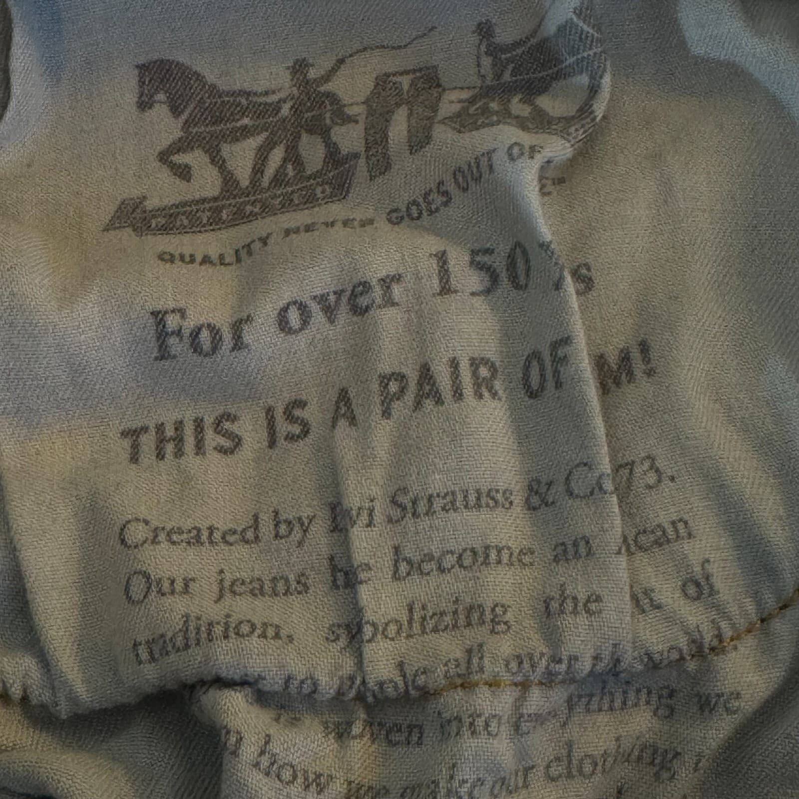 Levi’s 502 Men’s Jeans 32x32 Blue Denim Stretch Mid-Rise Straight Leg - Thumbnail 17