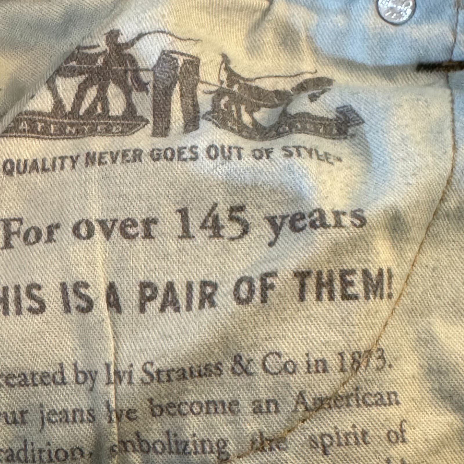 Levi’s 502 Men’s Jeans 30x28 Blue Denim Stretch Mid-Rise Straight Leg - Thumbnail 9