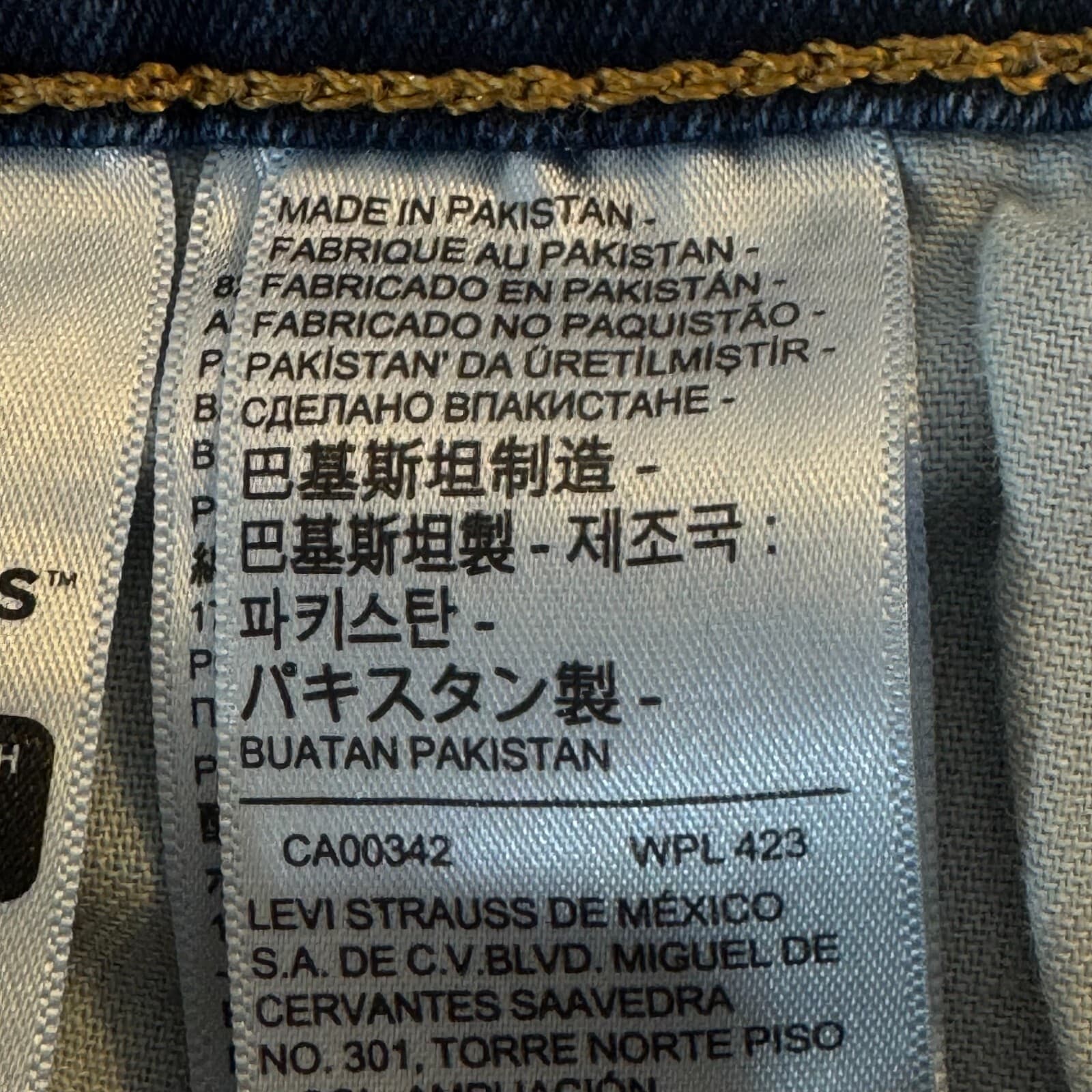 Levi’s 502 Men’s Jeans 32x32 Blue Denim Stretch Mid-Rise Straight Leg - Thumbnail 18