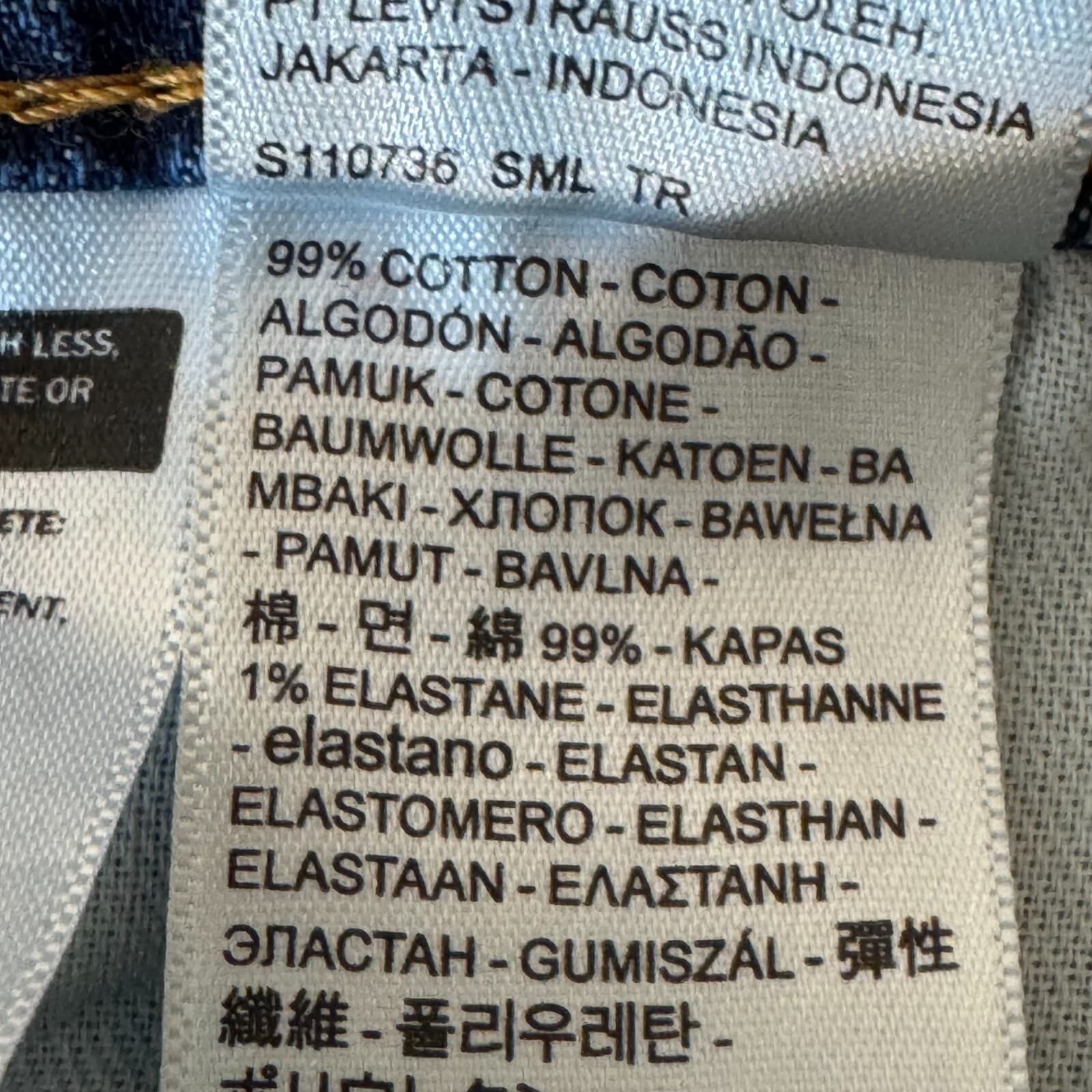 Levi’s 502 Men’s Jeans 38x30 Blue Denim Stretch Mid-Rise Straight Leg - Thumbnail 13