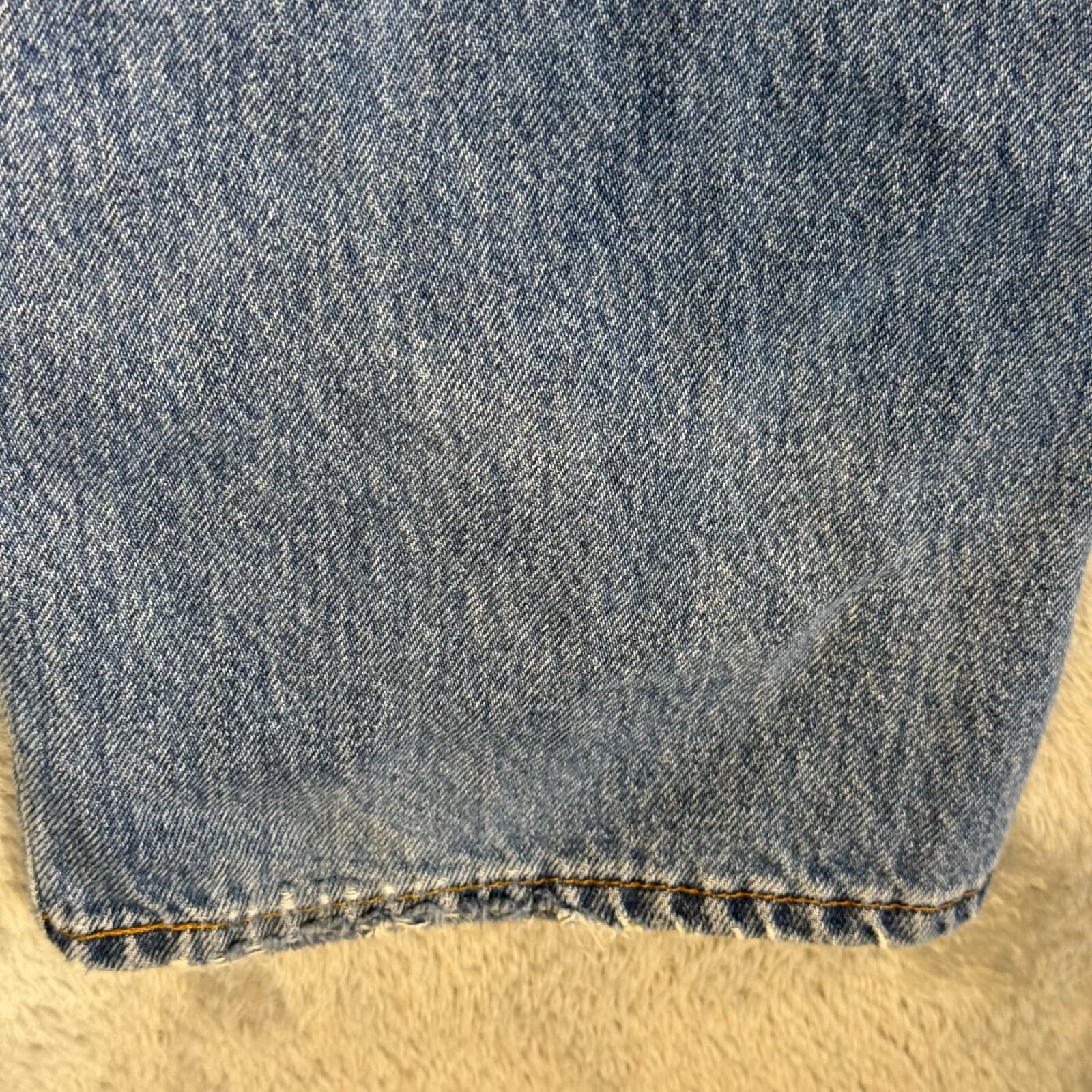 Levi’s 547 Men’s Jeans 34x32 Bootcut Mid Rise Classic Blue Denim - Thumbnail 12