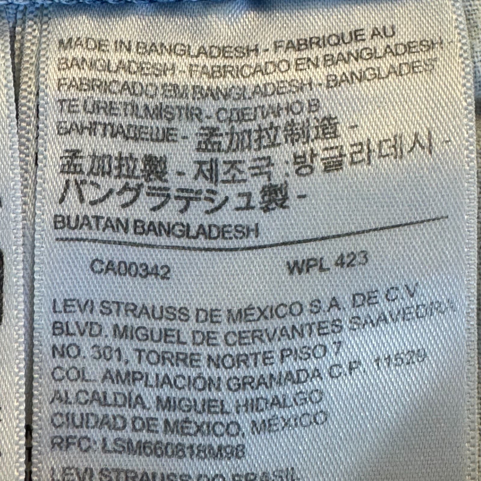 Levi’s 516 Men’s Jeans 34x32 Blue Denim Light Wash Slim Straight Leg - Thumbnail 11