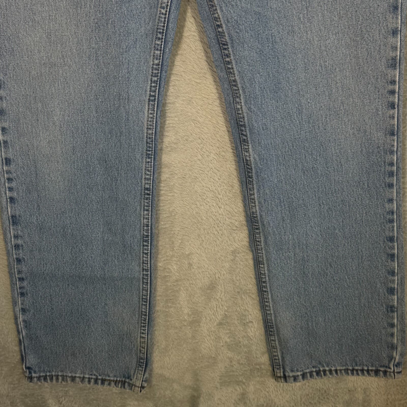 Levi’s 516 Men’s Jeans 34x32 Blue Denim Light Wash Slim Straight Leg - Thumbnail 5