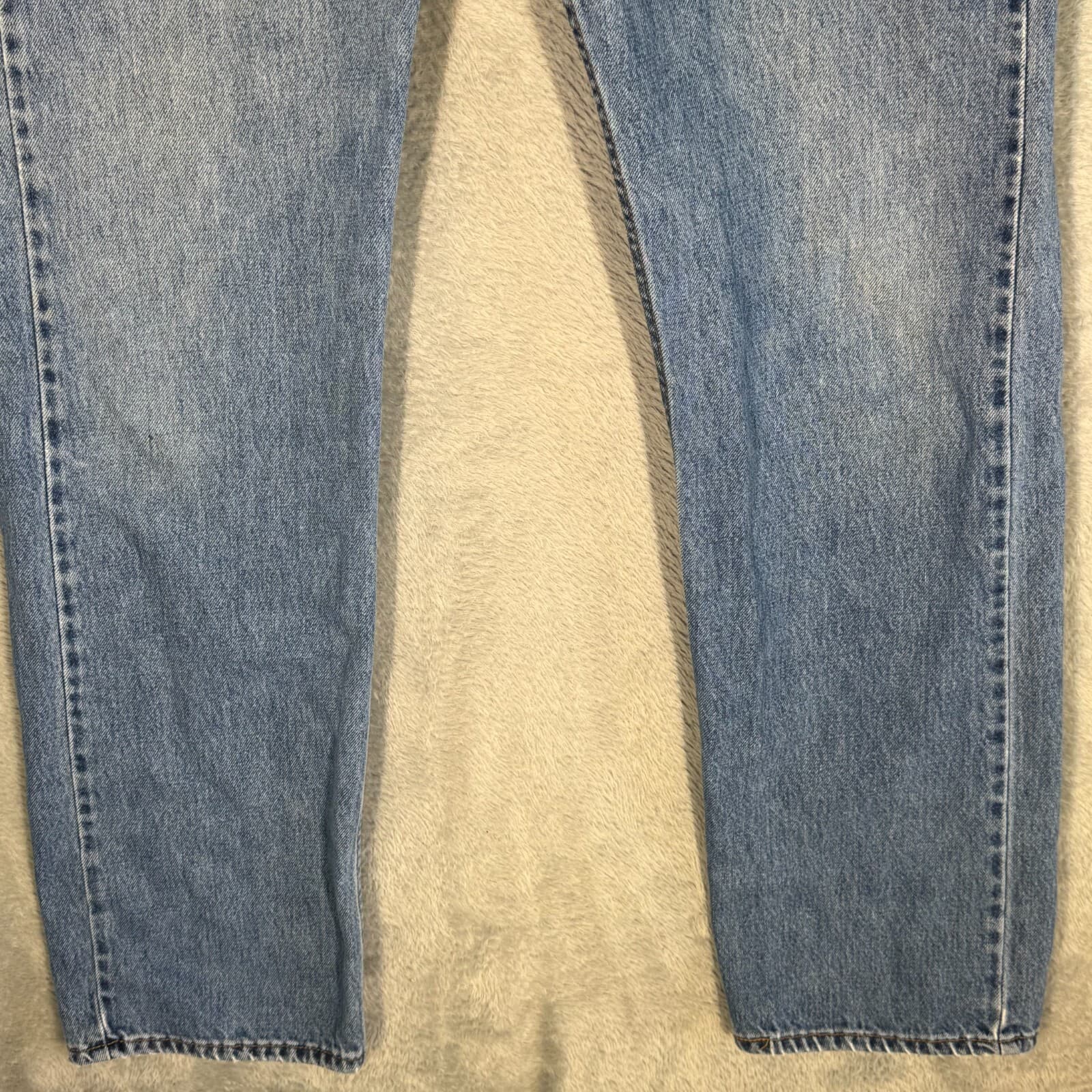 Levi’s 547 Men’s Jeans 34x32 Bootcut Mid Rise Classic Blue Denim - Thumbnail 6