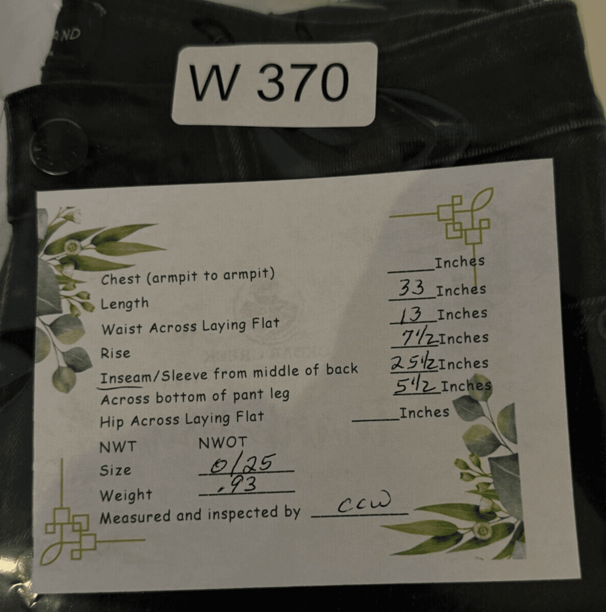 Lucky Brand Lolita Skinny Leg Jeans Women's 0/25 Black Denim Low Rise Ankle W370 - Thumbnail 8