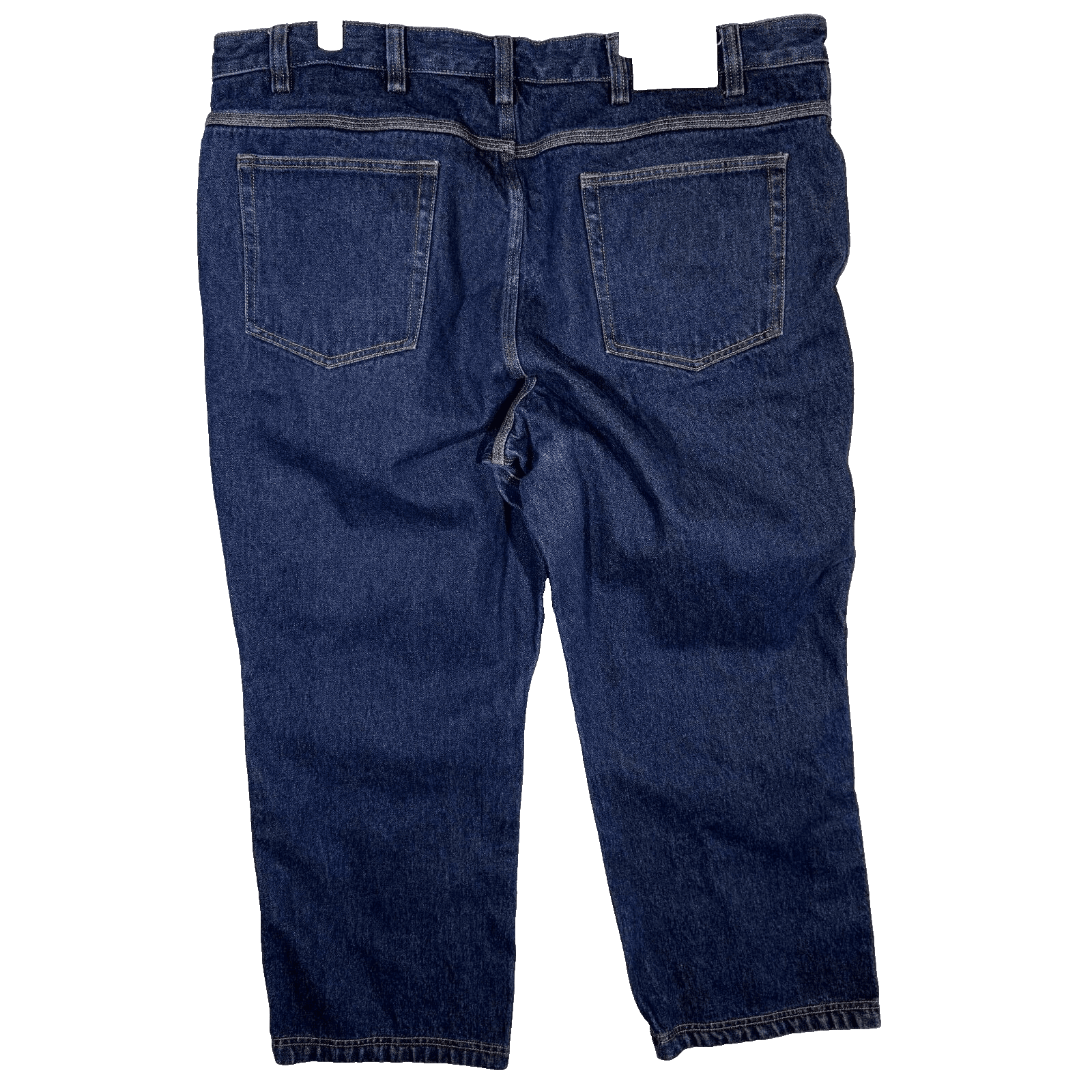 Duluth Trading Men’s Crop Jeans 44×28 Blue Denim 100% Cotton Straight Leg Excell - Thumbnail 2